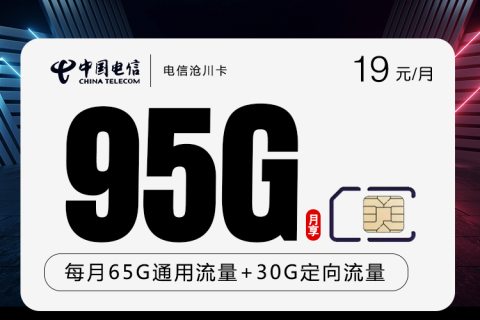 四川电信星卡19元套餐（送12个月视频会员）