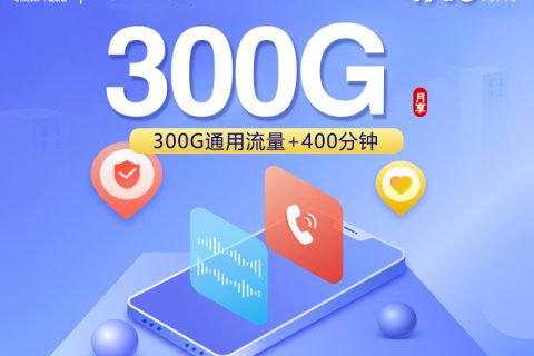 联通飞栗卡【49.5元300G+400分钟】套餐简介